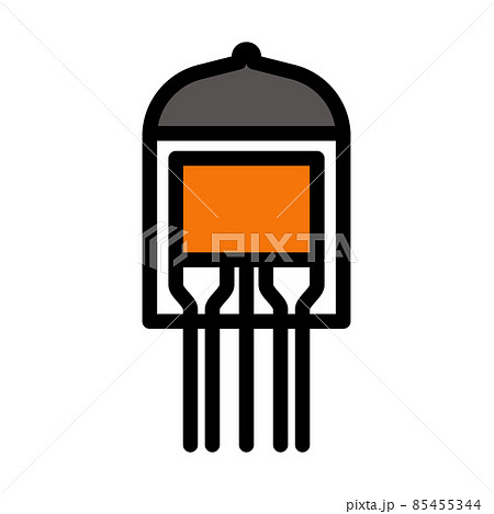Electronic Vacuum Tube Icon Electronic Vacuum Tube Icon 85455344