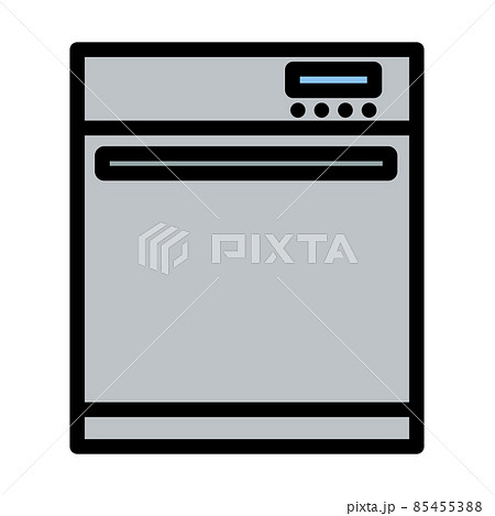 Kitchen Dishwasher Machine Icon Kitchen Dishwasher Machine Icon 85455388