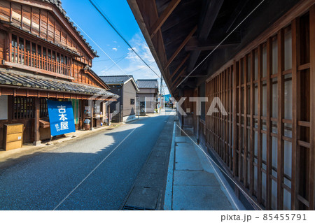 三重県 伊勢河崎の街並み 三重県 伊勢河崎の街並み 85455791
