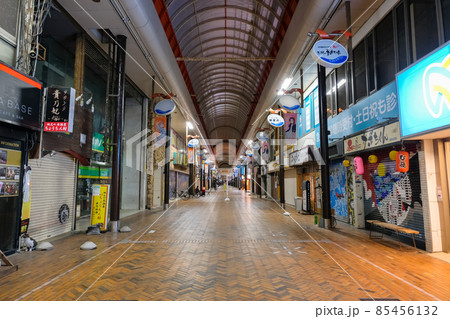 静岡県沼津市 夜の沼津仲見世商店 静岡県沼津市 夜の沼津仲見世商店 85456132