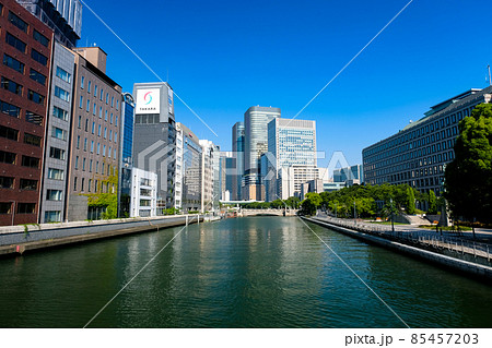 大阪市 淀屋橋、中之島の高層ビル群 大阪市 淀屋橋、中之島の高層ビル群 85457203