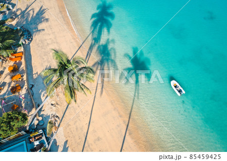 Aoyon beach in east of Phuket island, in Thailand Aoyon beach in east of Phuket island, in Thailand 85459425