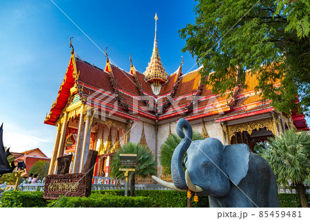 Wat Chalong temple in Phuket, Thailand 85459481