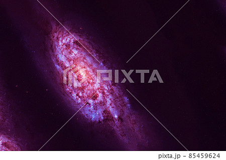 Pink space nebula. Elements of this image furnished by NASA 85459624
