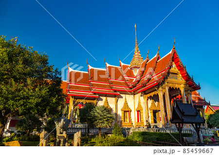 Wat Chalong temple in Phuket, Thailand 85459667