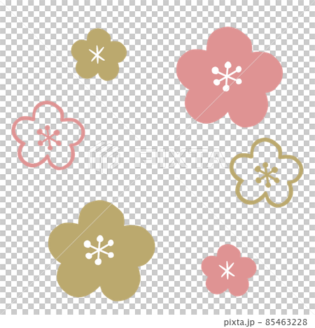 變形梅花的插圖 85463228