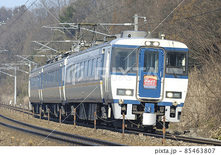 北陸本線 津幡-倶利伽羅 JR西日本 485系 Y12編成(金沢) おはようエクスプレス 北陸本線 津幡-倶利伽羅 JR西日本 485系 Y12編成(金沢) おはようエクスプレス 85463807