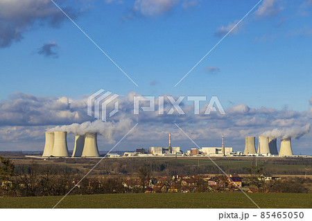 Nuclear power station Dukovany, Vysocina region, Czech republic 85465050