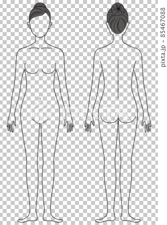 Female body_line Female body_line 85467088