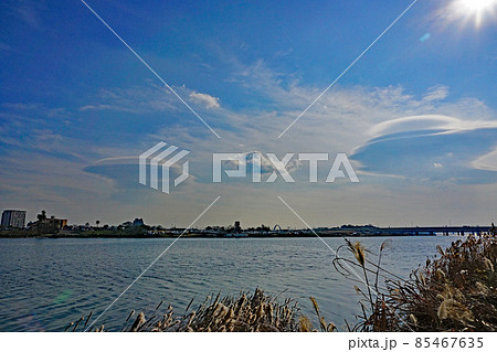 相模川河口 風景 相模川河口 風景 85467635