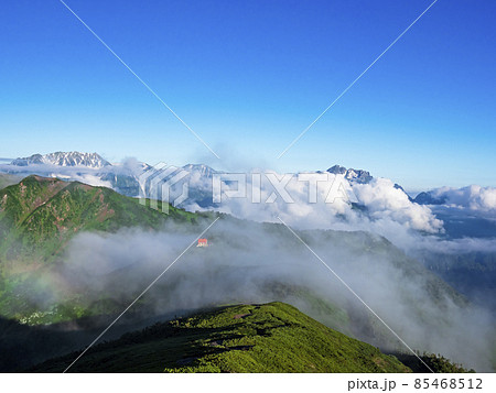 立山、剱岳と種池山荘 立山、剱岳と種池山荘 85468512