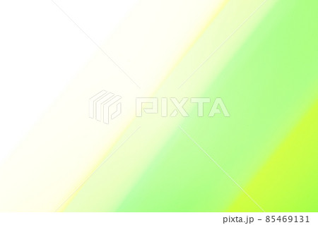 緑色系抽象的背景　黄緑色と黄色の斜線　爽やかな 85469131