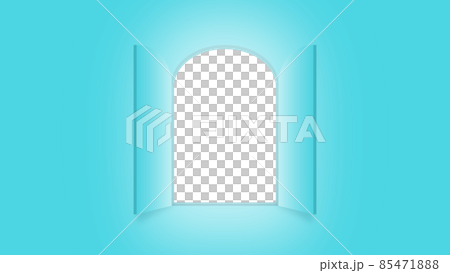 ペーパークラフト-空-扉-open 85471888