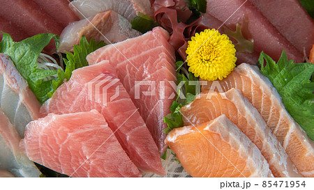 刺身の盛合せ・刺盛り イメージ 刺身の盛合せ・刺盛り イメージ 85471954