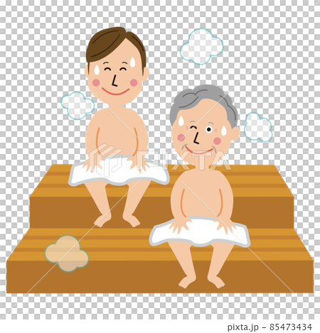 ポップな男性サウナ　2人 85473434