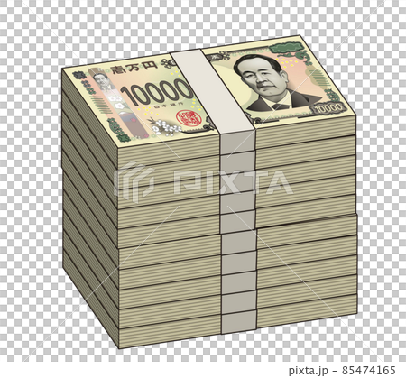 Big money new 10,000 yen bill Big money new 10,000 yen bill 85474165