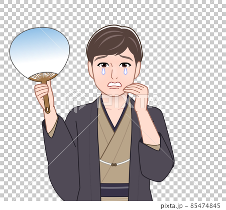 穿著苦色外罩袴的男人 85474845