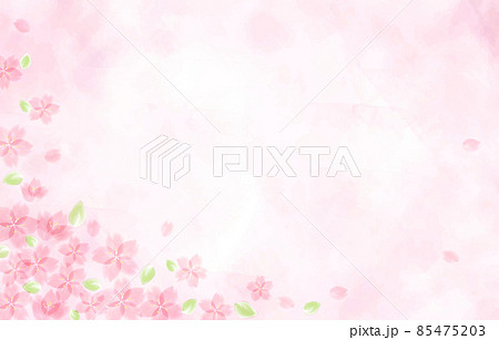 葉桜の背景イラスト 85475203