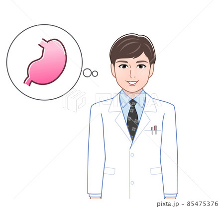 若い男性医師のイラスト 85475376