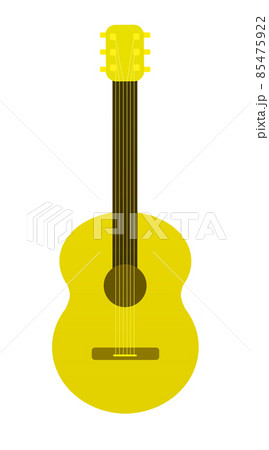 Classical guitar (yellow) - Stock Illustration [85475922] - PIXTA