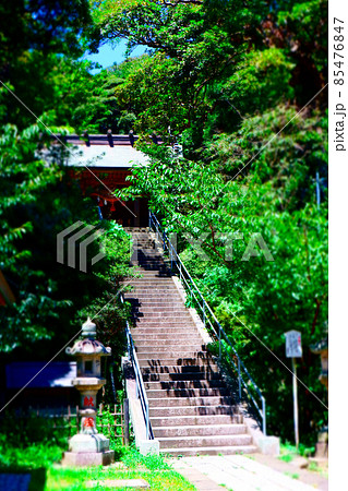 鎌倉最古の神社、鎌倉市長谷の甘縄神明宮 85476847