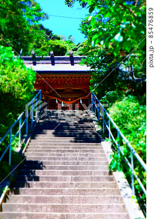鎌倉最古の神社、鎌倉市長谷の甘縄神明宮 85476859