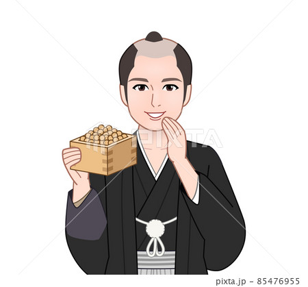 江戸時代の武士のイラスト 85476955