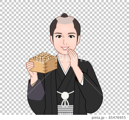 江戸時代の武士のイラスト 85476955
