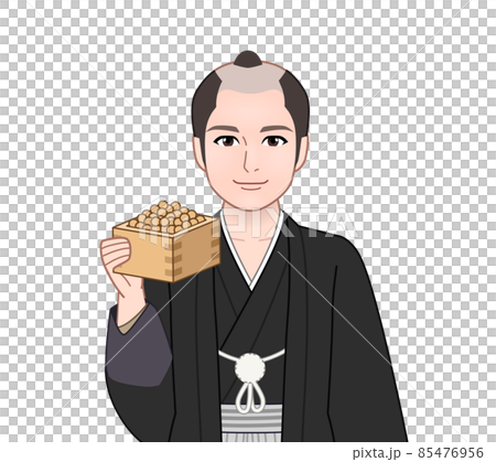 江戸時代の武士のイラスト 85476956