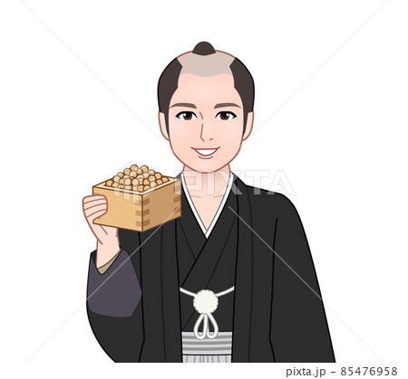 江戸時代の武士のイラスト 85476958