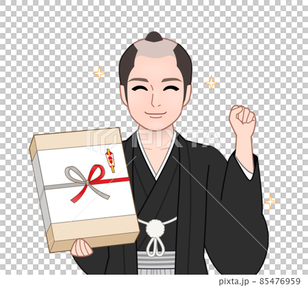 江戸時代の武士のイラスト 85476959