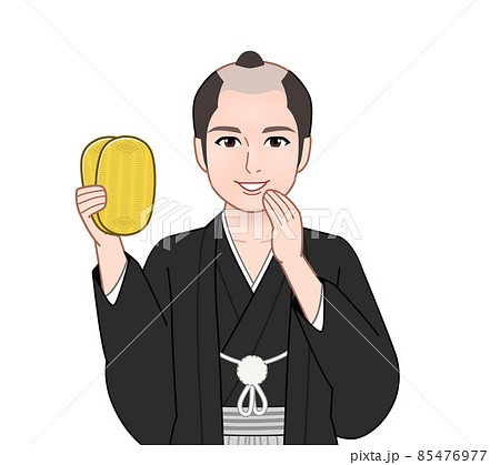 江戸時代の武士のイラスト 85476977