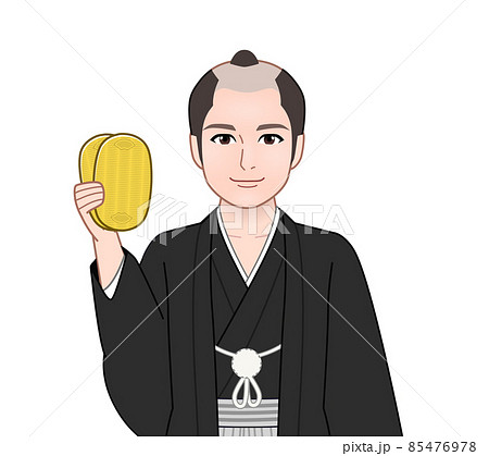江戸時代の武士のイラスト 85476978