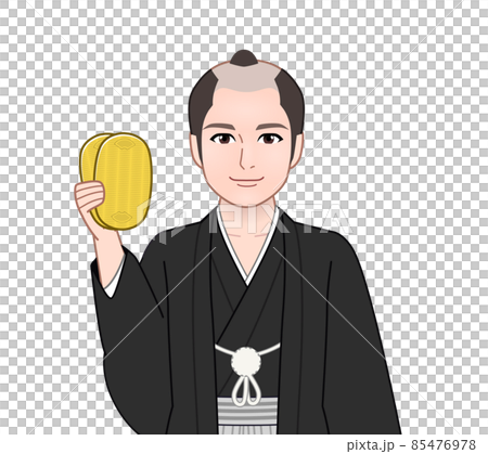 江戸時代の武士のイラスト 85476978