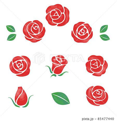 ◇薔薇のドレス◇手描きイラスト 手描き 薔薇のイラスト素材 - PIXTA