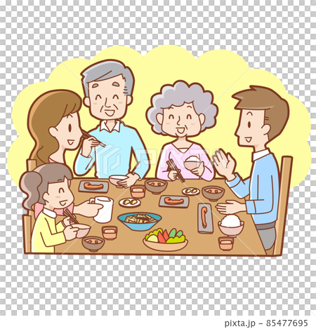 和家人一起吃飯 85477695