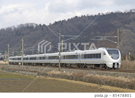 北陸本線 大土呂ー北鯖江 JR西日本 683系 T23+T15編成(金沢) サンダーバード 北陸本線 大土呂ー北鯖江 JR西日本 683系 T23+T15編成(金沢) サンダーバード 85478801