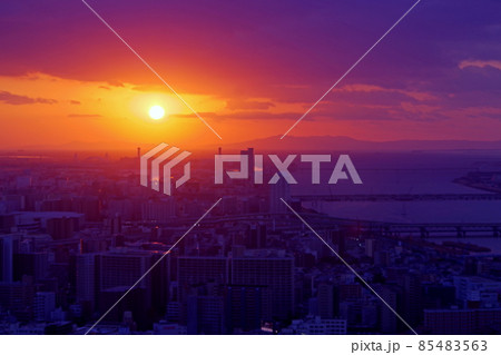 大阪のサンセット 85483563