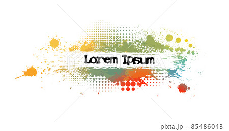 Abstract multicolored blots for text. Vector illustration Abstract multicolored blots for text. Vector illustration 85486043