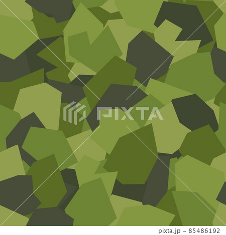 Camouflage pattern background. Classic clothing style masking camo repeat print 85486192