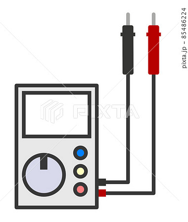 電気工事で電圧や電流を測定するテスター 85486224