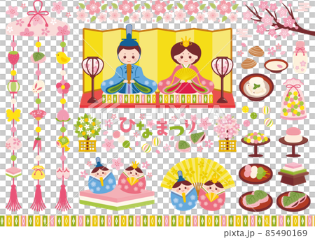 ひな祭り飾り 85490169