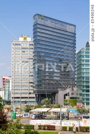 Austria, Vienna, buildings of the company Raiffeisen Holding No Wien 85490348
