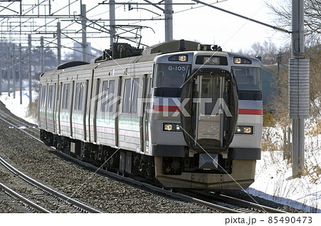 千歳線　島松－北広島　JR北海道　731系　G105編成（札幌） 85490473