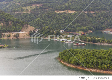Green hills around Vacha dam. Green hills around Vacha dam. 85490891