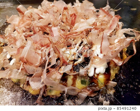 日本の料理、福岡風ネギお好み焼き、食べ物 日本の料理、福岡風ネギお好み焼き、食べ物 85491240