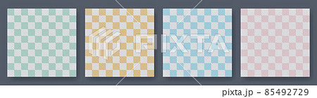 Vichy gingham textures set. 85492729