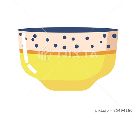 Ceramics Bowl, Pottery, Clay Crockery, Home Decoration Object Isolated on White Background. Modern Pot or Flower Vase Ceramics Bowl, Pottery, Clay Crockery, Home Decoration Object Isolated on White Background. Modern Pot or Flower Vase 85494160