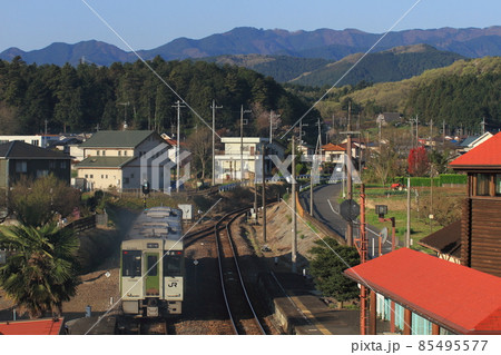 JR八高線明覚駅の風景 JR八高線明覚駅の風景 85495577