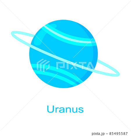 uranus white background